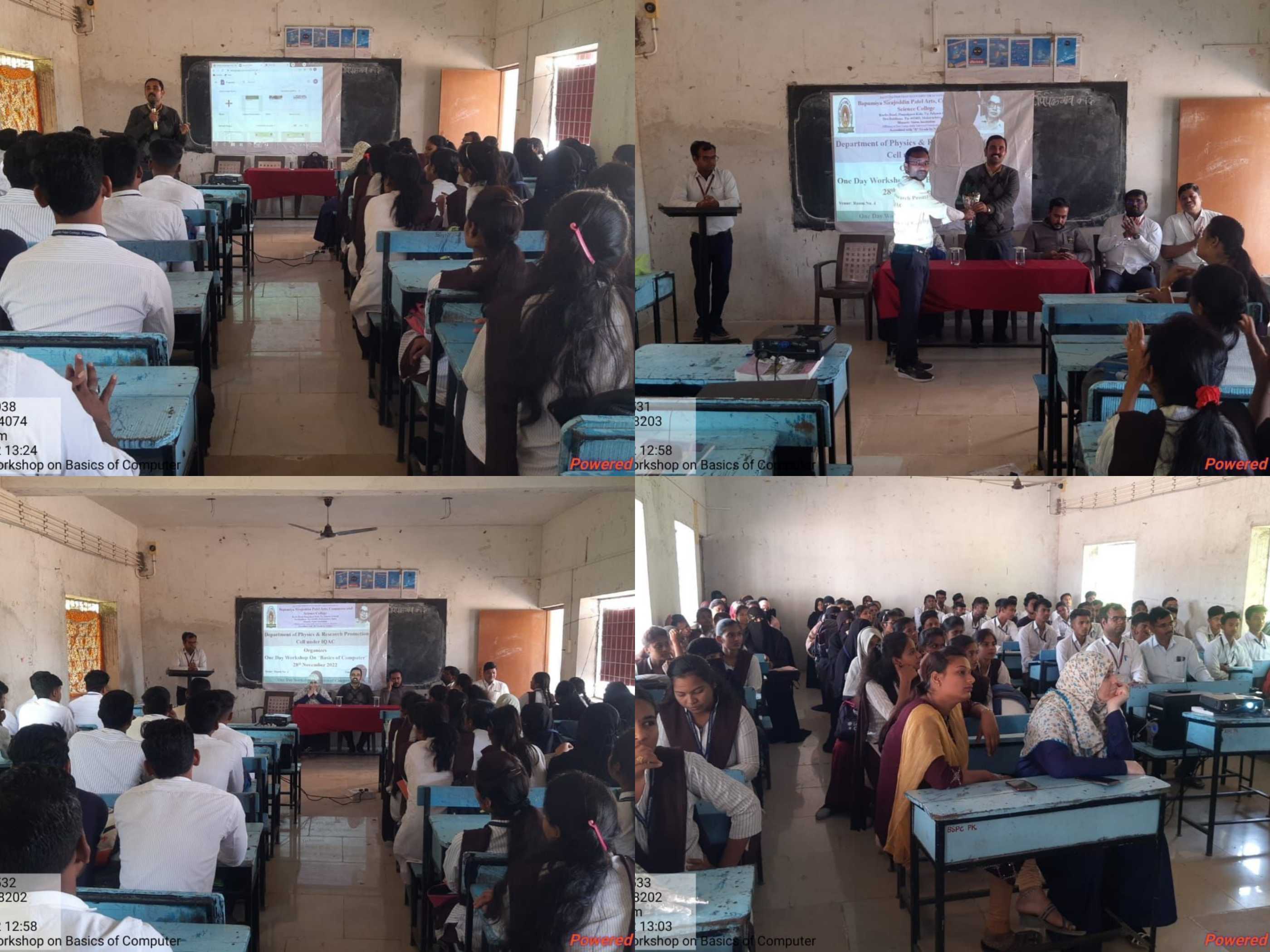 One Day Workshop On Basics of Computer organized by Department of Physics 2022